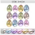  IRIS dekor tojás 12db gyöngyház 6 féle szín 3x4/cs (72220) - bestbyte