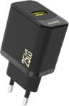 Dudao A27S 25W GaN USB-A Töltőadapter - Fekete