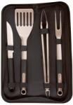 Riwall PRO PRO RBBQ 4B SET 4-részes prémium rozsdamentes acél grilleszköz készlet (RACC00131)