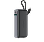 ACEFAST M7-10000 PD30W Powerbank beépített kábellel - Fekete