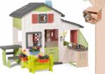 Smoby Set prădzărică și hrănitoare din lemn Friends House Life Smoby extensibil pentru veveriță și bucătărie de vară (SM810250-A44) Casuta pentru copii