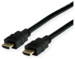 Valueline kábel HDMI 2.0 HDMI - HDMI 4K@60Hz High Speed + Ethernet, M/M, erősített dugós, 2m, fekete (11.99.5692-30) - cyberdepo