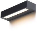 Rendl light studio Aster 25 Fali Lámpa Fekete Tej Akril 230 V Led 2X6W Ip65 3000K