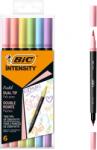 BIC Carioci pentru colorat, BIC, cu dublu varf Intensity Pastel 6 buc/set 503826