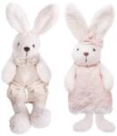  IRIS dekor textil nyuszi fehér/lila virágmintás 2 szortiment 25cm (68945) - officedepot