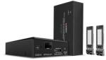 Lindy Extender DisplayPort & USB KVM extender, fibră optică, 300m 39376 (39376)