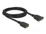 Delock DisplayPort 1.2 piuliță - piuliță pentru montare pe panou cablu 4K60Hz 2m (87101) del87101 del87101 (del87101)
