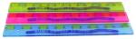  Rigla KUM flexibilă, transparentă, colorată, 15 cm 7250131001 (7250131001)