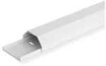 Roline Capac de cablu, aluminiu, 33x18mm, alb, 1.1 m (19.08.3110-10)