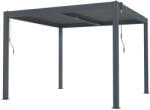 G21 Bioklimatikus pergola G21 Austin 3×3 m, antracit színű alumínium (63900800)