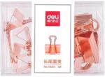 DELI Clip de hârtie Deli Rose Gold 25mm 12pcs DEL78201 (DEL78201) Agrafa