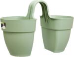 elho Vibia Campana Flower Twin korlát. virágcserép 21 cm x 38 cm x 26, 5 cm pisz