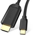 Vention USB-C la HDMI (negru), 1, 5 m, cablu