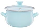Emalia Olkusz zománcozott fazék fedővel 18 cm/2.9 l menta