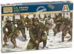 Italeri 1/72 U. S. Infantry WWII. Winter Uniform - téli egyenruhás katona figurák makett (6133S) - jatekshop