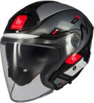 MT Helmets Casca moto open MT Cosmo SV Silence negru-gri-alb (MT1361C42121)