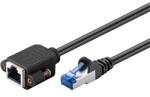 Goobay S/FTP CAT 6A hosszabbító kábel, 2 m, fekete (65643)