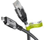 Goobay USB-C (apa) - RJ45 Ethernet (apa) kábel, 1, 5 m (70697)