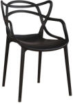 King Home HILO Premium Polipropilén Szék Fekete Matt Művészi (KHM-PP-936-BLACK)