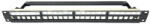 NIKOMAX Patch panel STP, Keystone, 24 portos, 1U (NMC-RP24S-BLANK-ST-1U-BK)