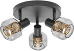 OSRAM DECOR SPOT FIREFLY beltéri oldalfali lámpatest fekete színben, 3db E14 foglalattal, IP20 védettséggel, 5 év garanciával, 220-240V ( 4058075838093 ) (4058075838093)