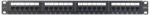 NIKOMAX Patch panel UTP, Essential Series, CAT5e, 24 portos, szerszámmal szerelhető, 1U (NMC-RP24UD2-ES-1U-BK)