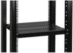 CONTEG Polc 19" fix 450mm 100kg-ig (DP-PZ-450)