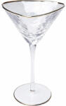 Kare Design KARE Hommage Martini Kristálypohár Arany Szegéllyel 240ml (KHM-60907)
