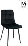 Modesto Design Carlo Bársony Étkezőszék Fekete Steppelt (KHM-J-06-BLACK)