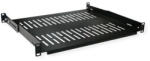 VALUE Polc 19" fix 485 x 400mm, max 25kg, 1U, fekete (26.99.0403-5)