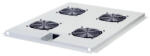 NIKOMAX Hűtő ventilátor modul, 800mm mély álló rack szekrényhez, szürke (NMR-FAN4-800-GY)