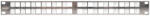 NIKOMAX Patch panel, 1U döntött, moduláris (NMC-RP24-BLANK-AN-1U-MT)