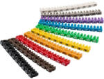 PremiumCord Goobay Kábeljelölő kapcsok 2, 5-4 mm kábelátmérőig - 10 x 10 (100db) színes (ZVPZN02)