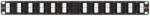 NIKOMAX Patch panel UTP, CAT5e, 24 portos, szerszámmal szerelhető, 1U, döntött (NMC-RP24UD2-AN-1U-BK)