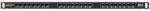 NIKOMAX Patch panel UTP, CAT6, 24 portos, szerszámmal szerelhető, 0, 5U (NMC-RP24UE2-HU-BK)