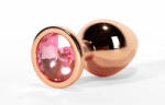 X-Men Plug Anal Mediu Secret Shade Metal Butt Plug Rose (8.2cm)