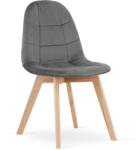  BORA sötétszürke bársony étkezőszék