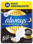 Always Ultra Extra Secure Night betétek 32 db