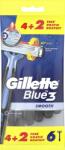 Gillette borotvák (4+2db/zsák) Blue3 sima