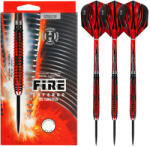 Harrows Dart szett Harrows steel 21g, Fire Inferno 90% wolfram gravírozott