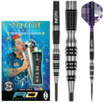 Red Dragon Dart szett Red Dragon steel Peter Wright Snakebite Black Racer, 24g, 90% gravírozva