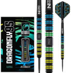 Red Dragon Dart szett steel Red Dragon Dragonfly 95 Black - Parallel 24g, 90% Gravírozott