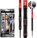 Red Dragon Dart szett steel Red Dragon Jason Watt 22g, 90% gravírozott