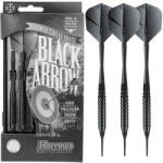 Harrows Dart szett Harrows soft, Black Arrow R, 16g, brass gravírozva