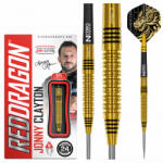 Red Dragon Dart szett Red Dragon steel Jonny Clayton Gold, 24g, 90% Gravírozott