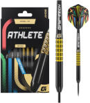 GOAT Darts szett GOAT Athlete Yellow steel réz, 12g gravírozva