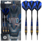 Harrows Dart szett Harrows soft Vivid Kék 18gr gravírozva