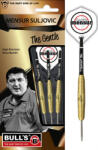 BULL'S Darts dart szett BULL'S "Mensur Suljovic" Team Player Brass Steel Dart 23gr gravírozva