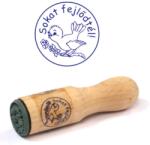  Nyomda fa School Art gyermeket jutalmazó fa nyomda, 2cm kör, SOKAT FEJLŐDTÉL