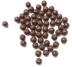  Műanyag gyöngy 8mm sötétbarna
